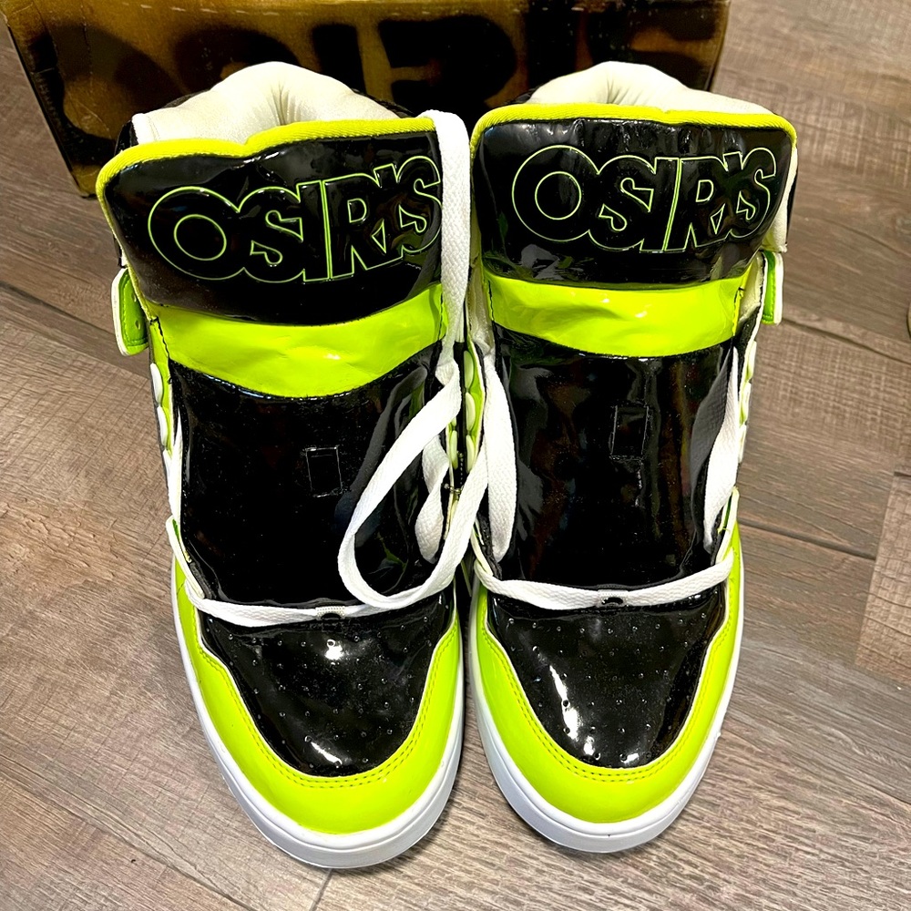 SOLD Rare Brand New Osiris Bronx Lime/Black Size 13